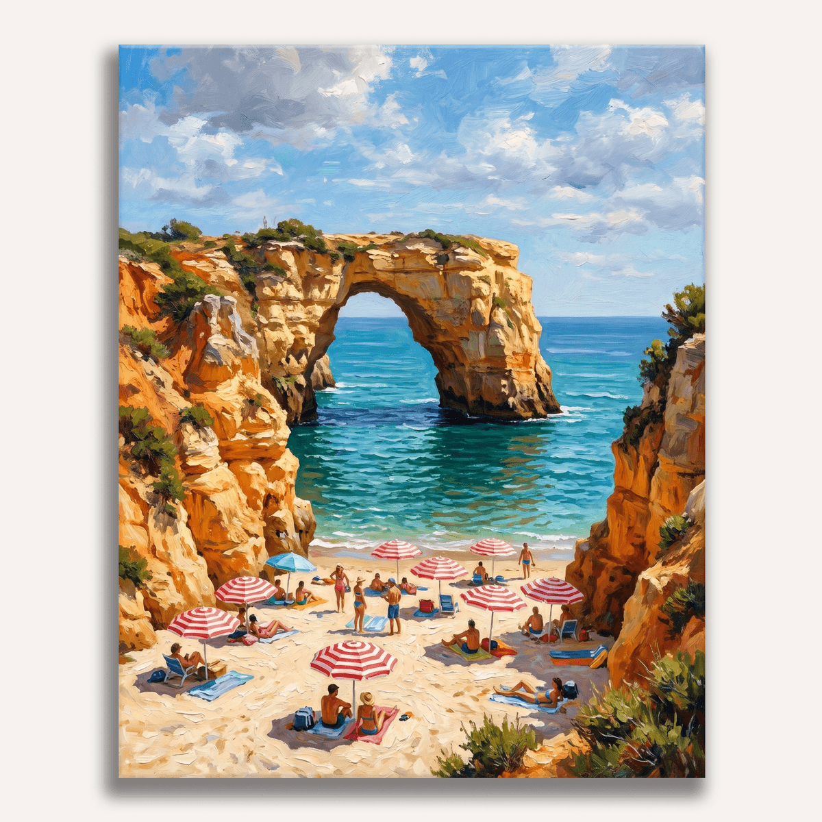 Algarve Sea Arch - Number Artist Paint by Numbers Kits