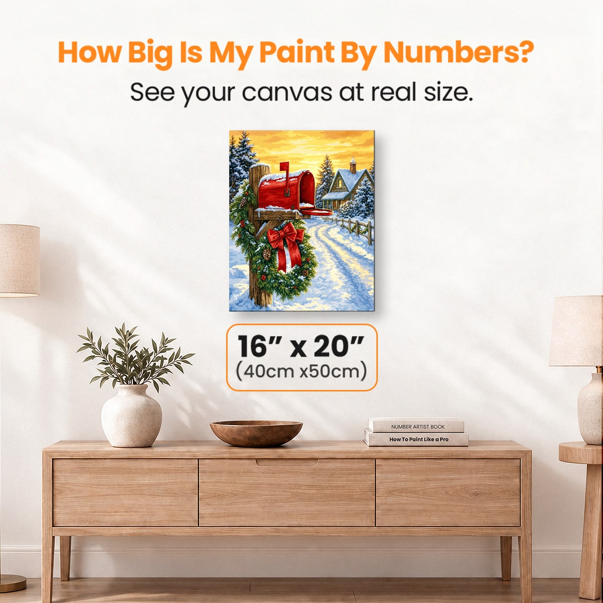 Letters Home - Number Artist Paint by Numbers Kits