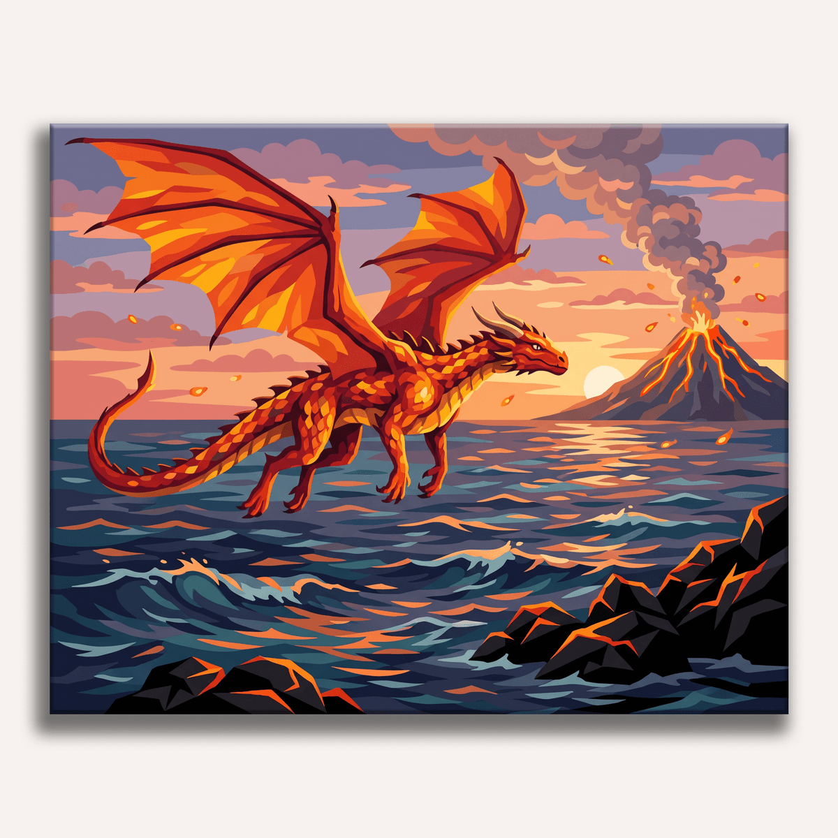 Fearless Flight - Number Artist Paint by Numbers Kits