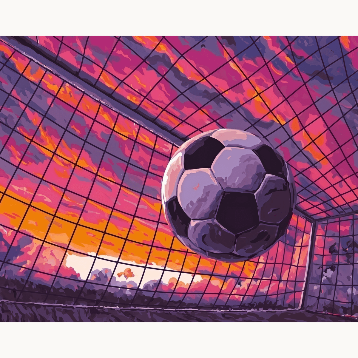 Sunset Goal - Number Artist Paint by Numbers Kits