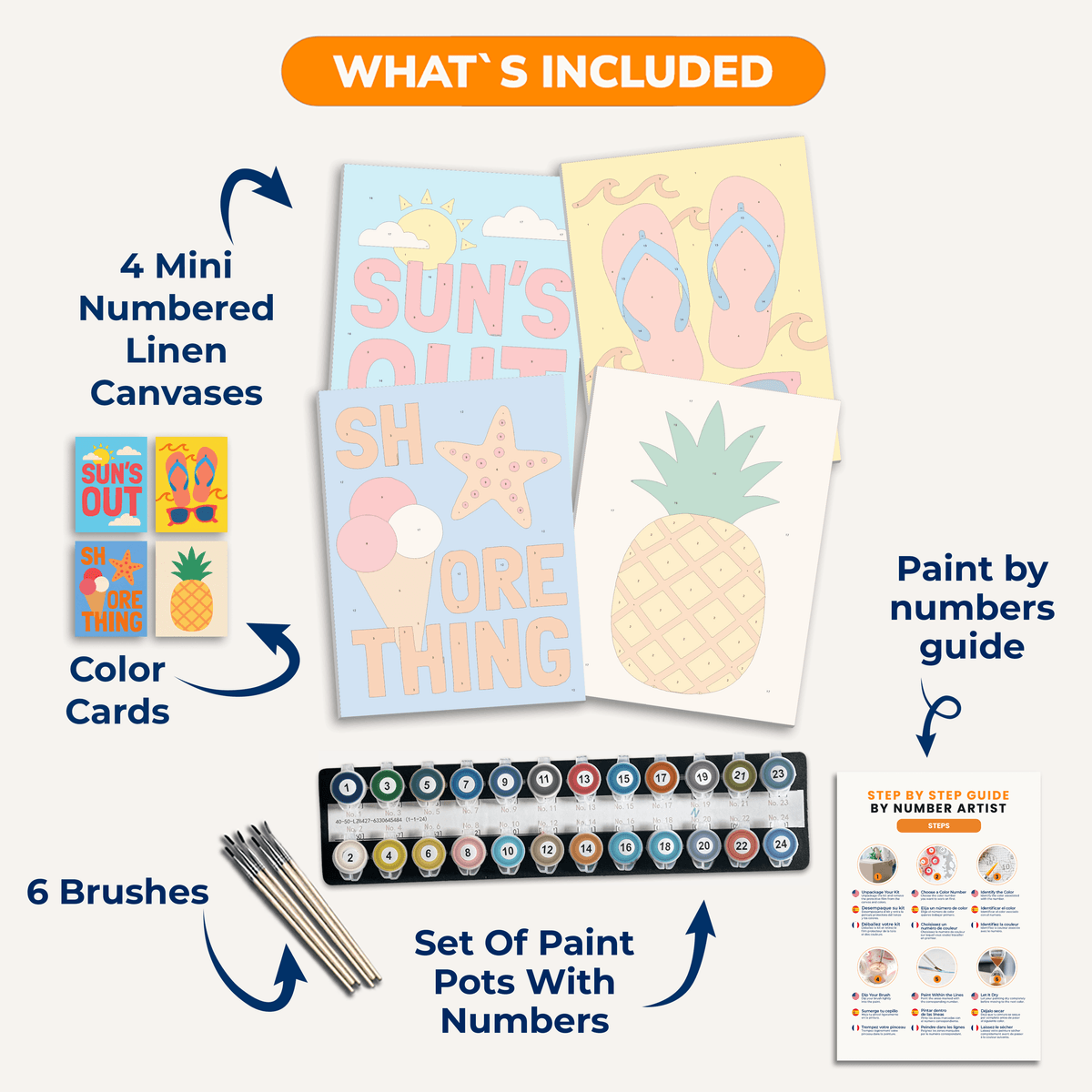 Shoreline Chase - Number Artist Paint by Numbers Kits