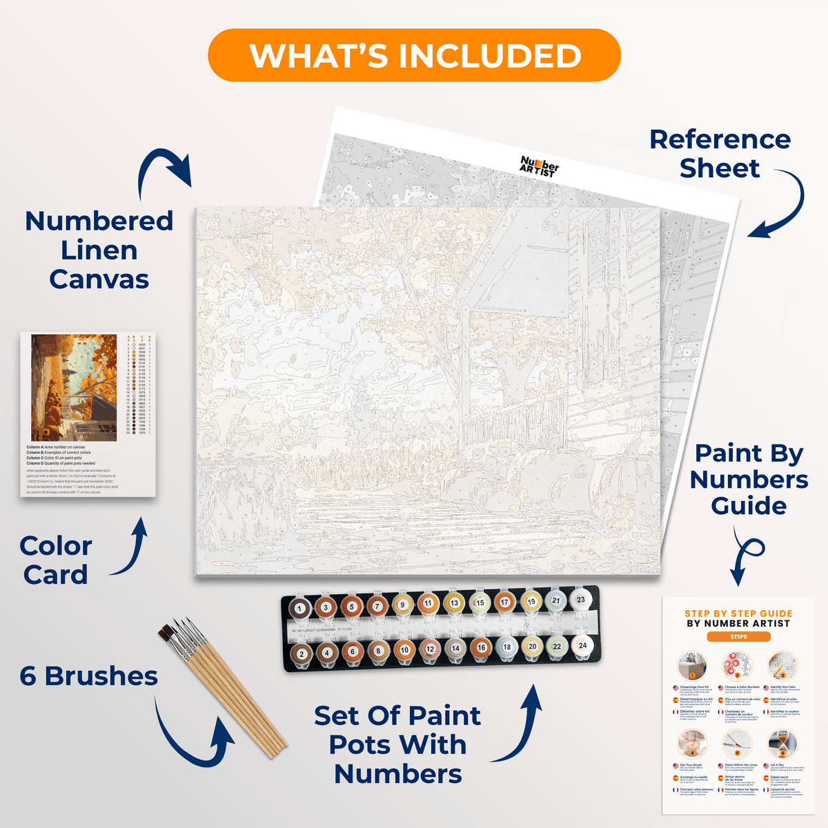 Ready for Fall - Number Artist Paint by Numbers Kits