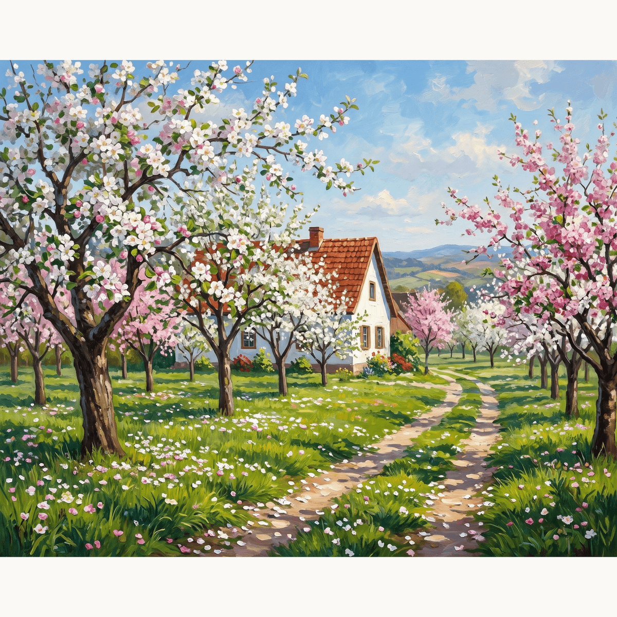 Blossom Orchard - Number Artist Paint by Numbers Kits