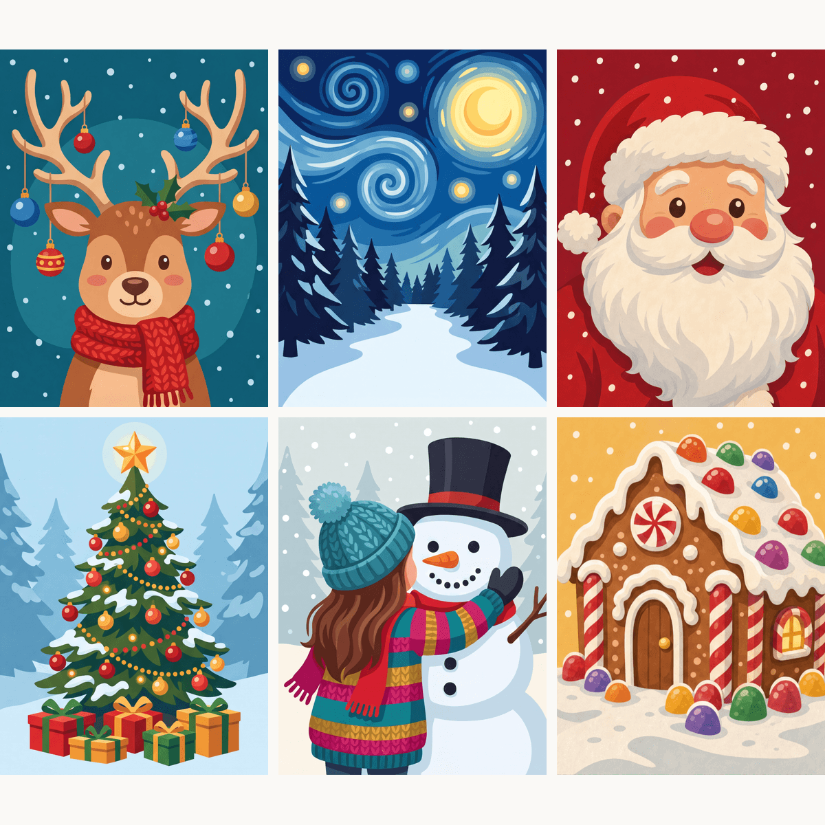 Winter Wonderland - Number Artist Paint by Numbers Kits