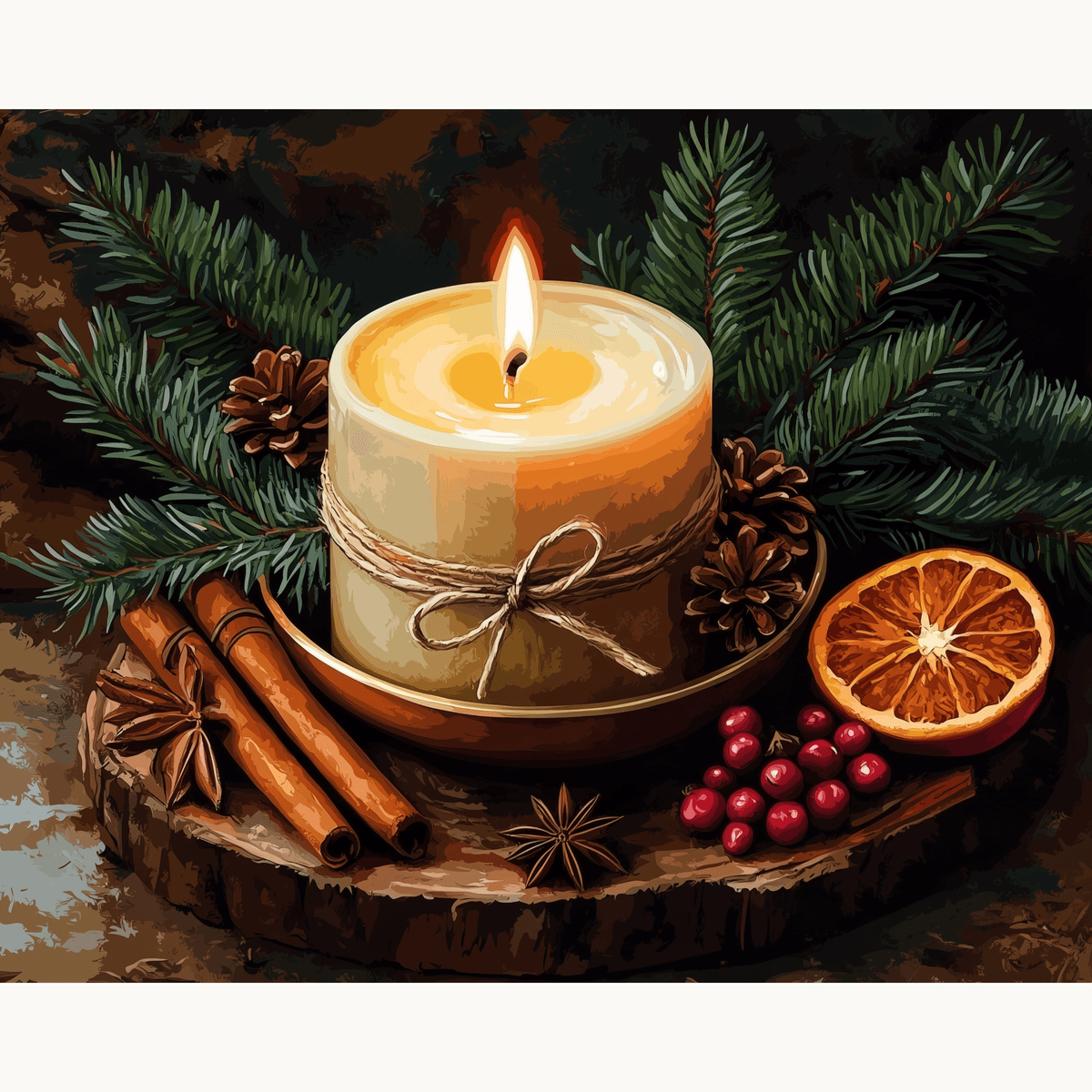 Spiced Comfort - Number Artist Paint by Numbers Kits