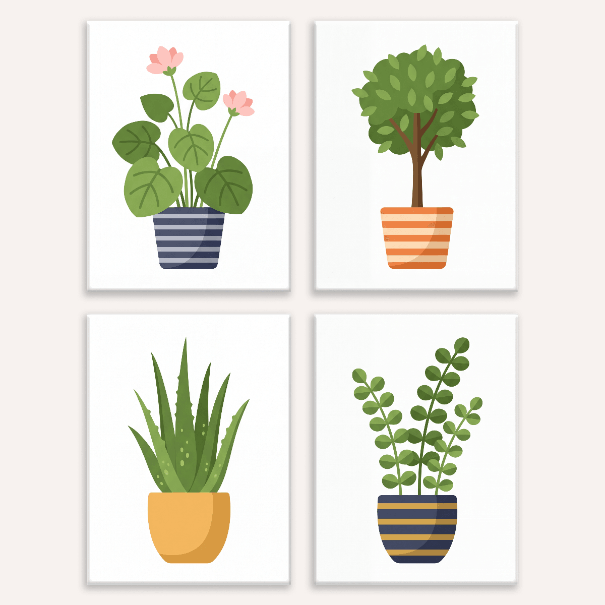 Minimal Greens - Number Artist Paint by Numbers Kits
