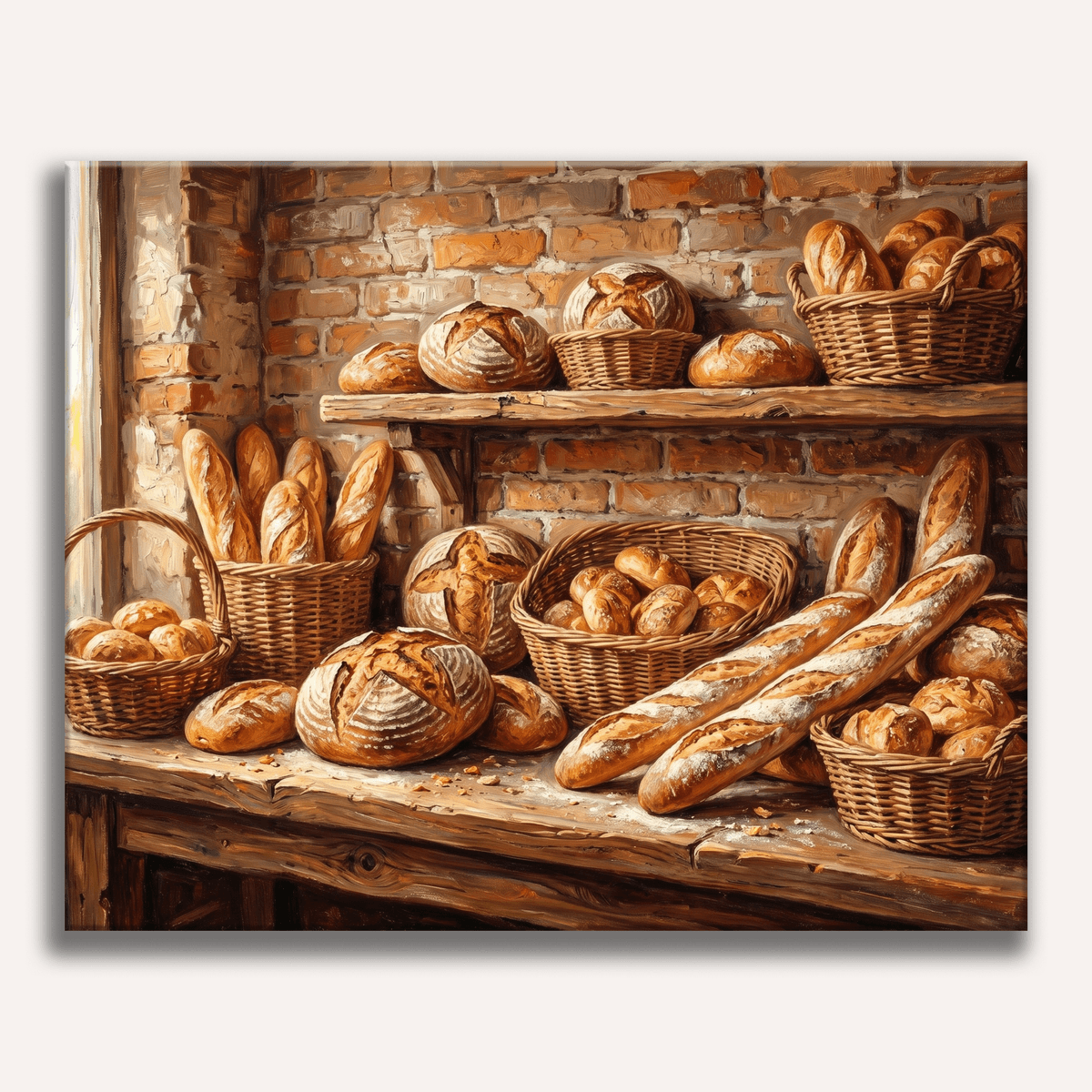 Warm Bakery - Number Artist Paint by Numbers Kits