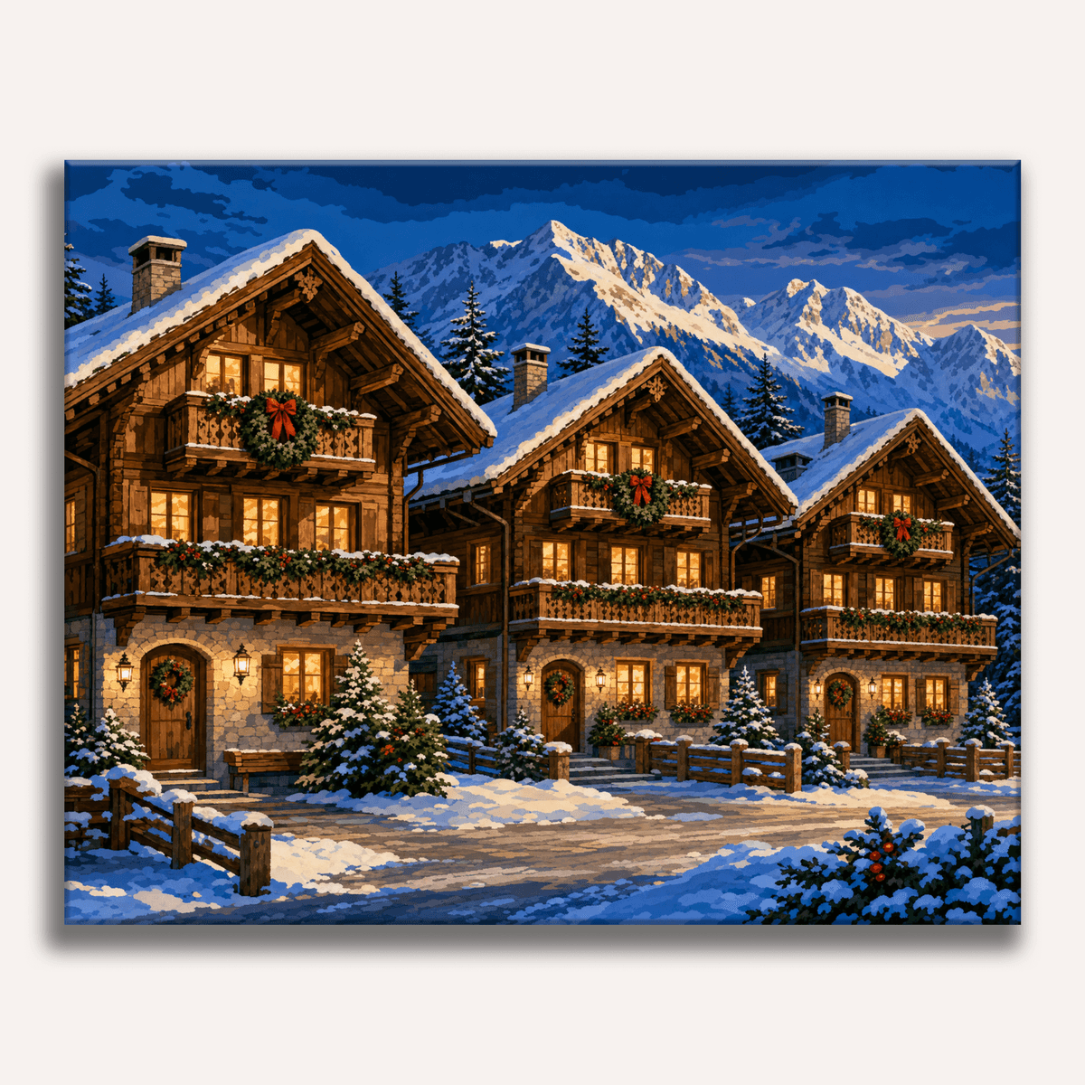 Holiday Haven - Number Artist Paint by Numbers Kits
