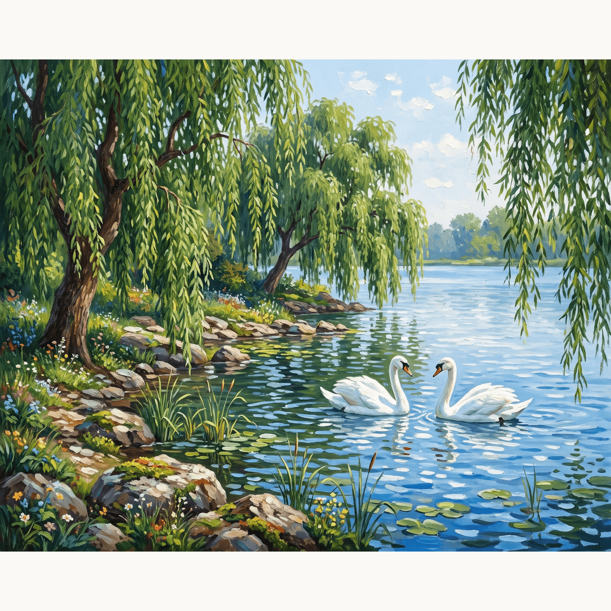 Graceful Swans - Number Artist Paint by Numbers Kits