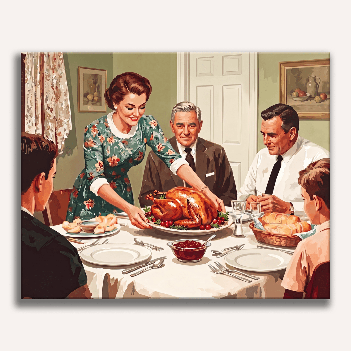 Good Old Thanksgiving - Number Artist Paint by Numbers Kits