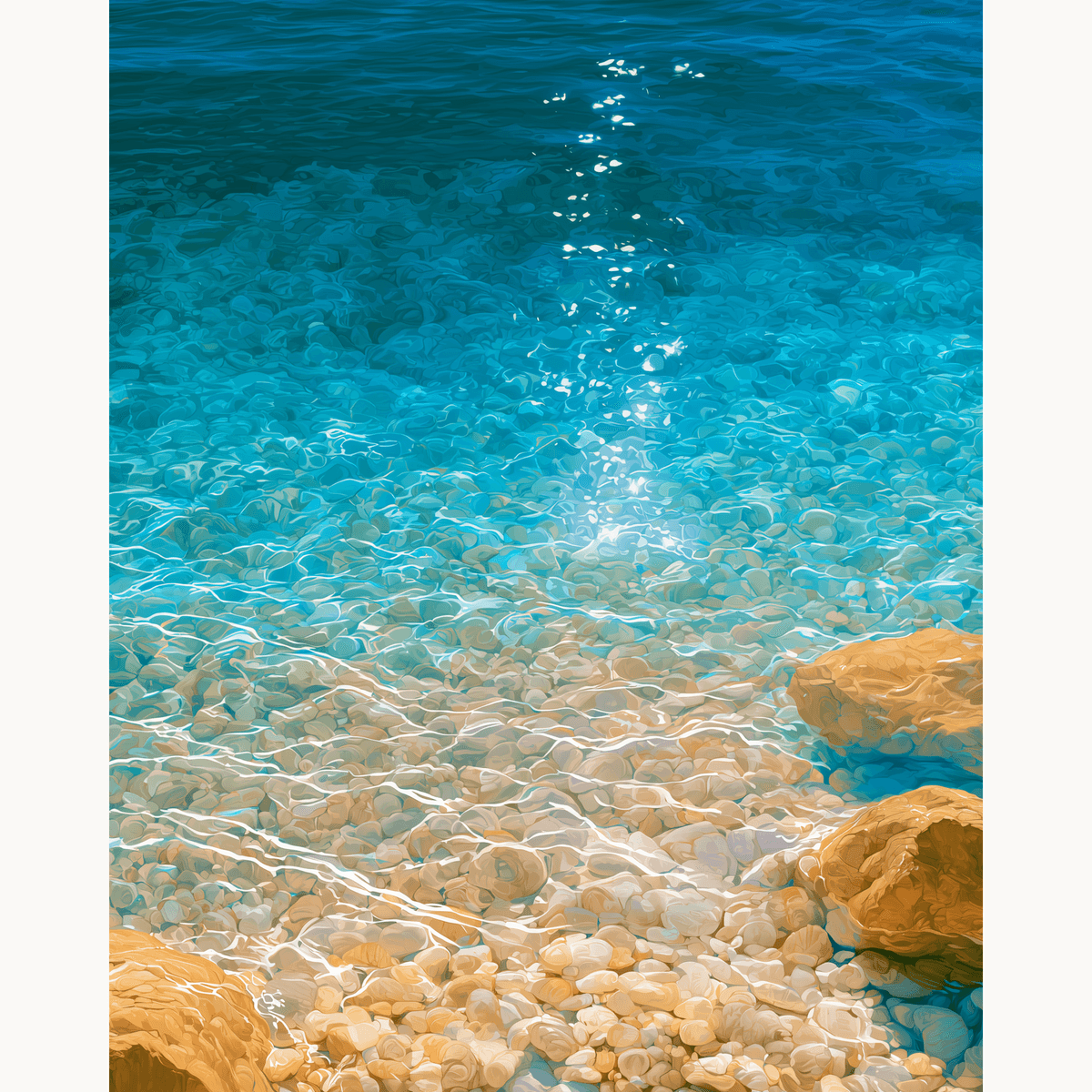 Crystal Clear Waters - Number Artist Paint by Numbers Kits