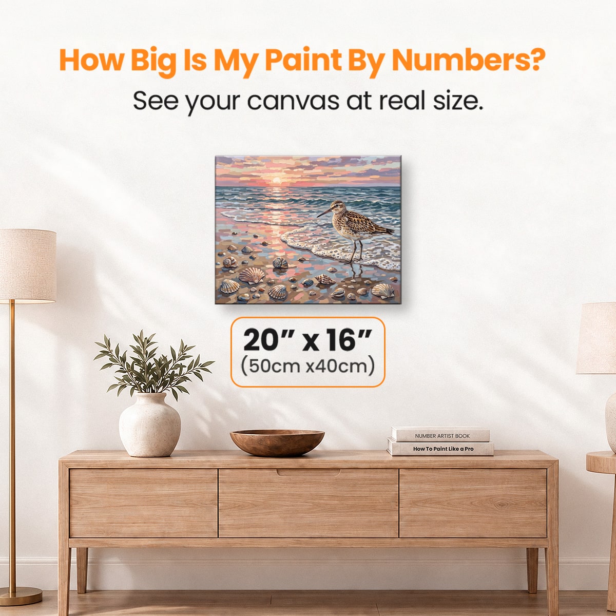Shoreline Treasures - Number Artist Paint by Numbers Kits