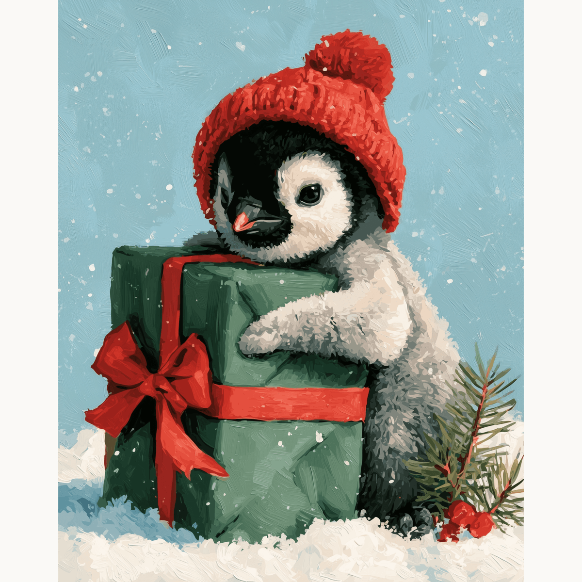 Waddling Joy - Number Artist Paint by Numbers Kits
