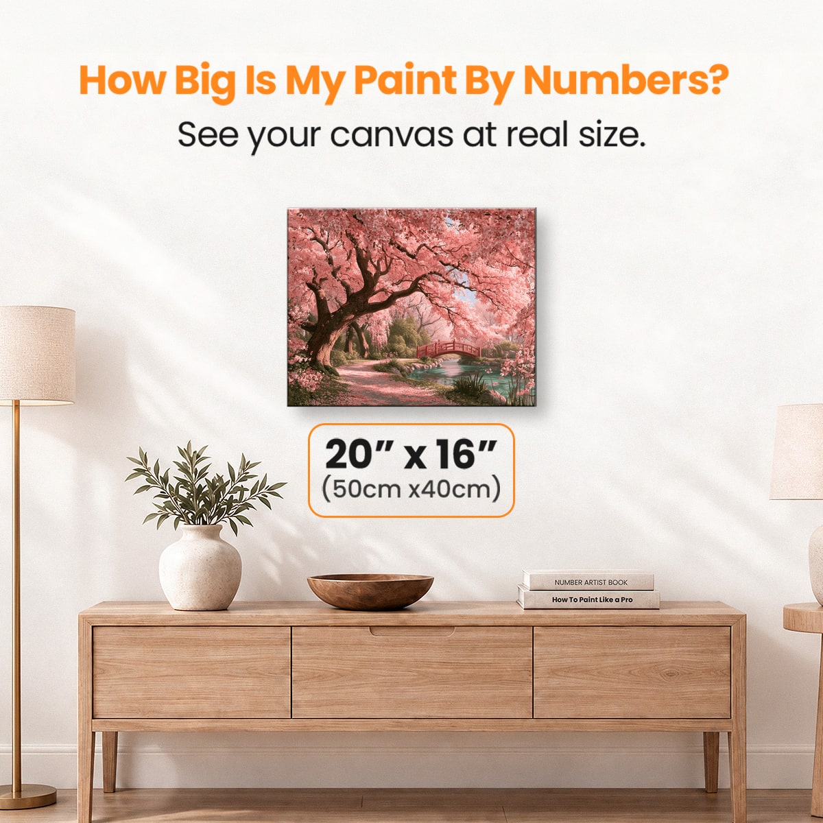 Divine Sakura Path - Number Artist Paint by Numbers Kits