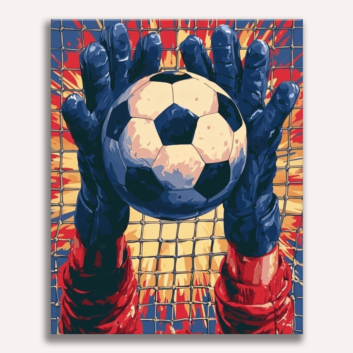 Dynamic Goalkeeping - Number Artist Paint by Numbers Kits