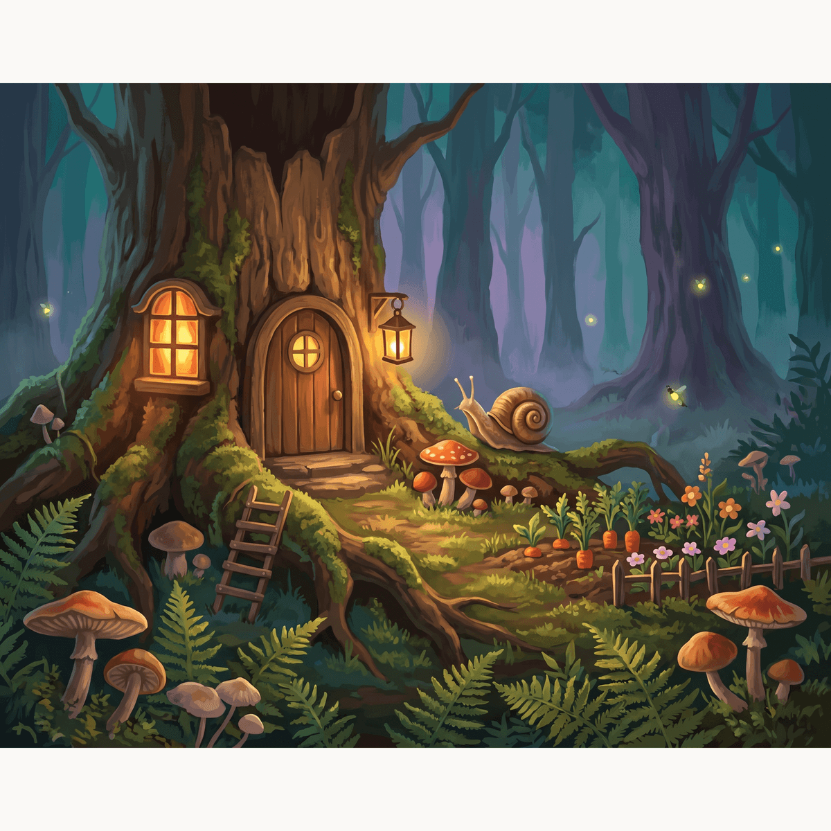 Cozy Gnome Home - Number Artist Paint by Numbers Kits