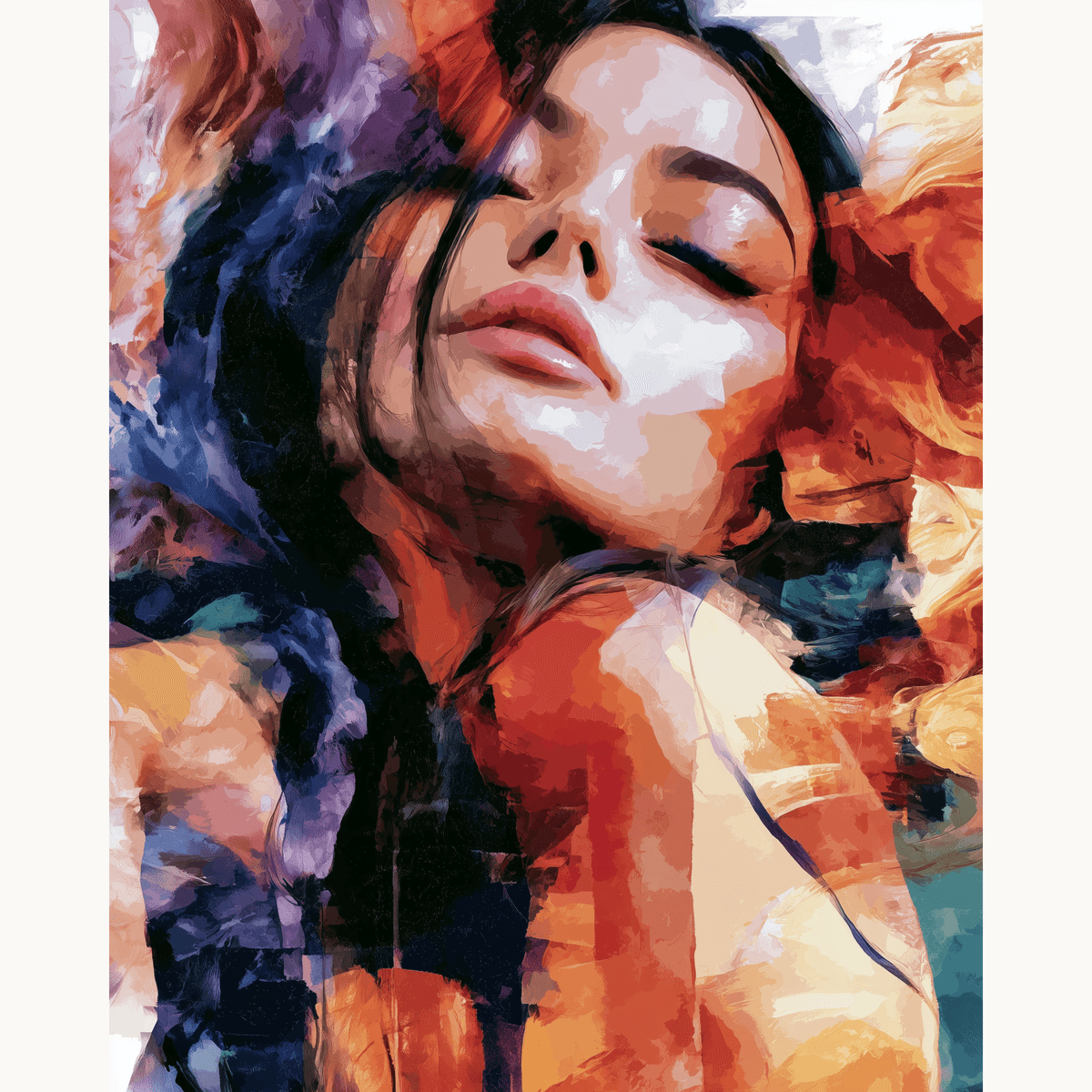 Feminine Abstraction - Number Artist Paint by Numbers Kits