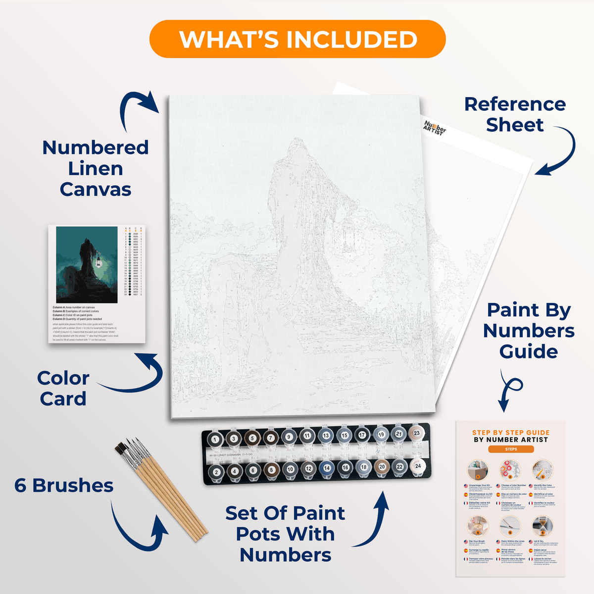Grim Night - Number Artist Paint by Numbers Kits