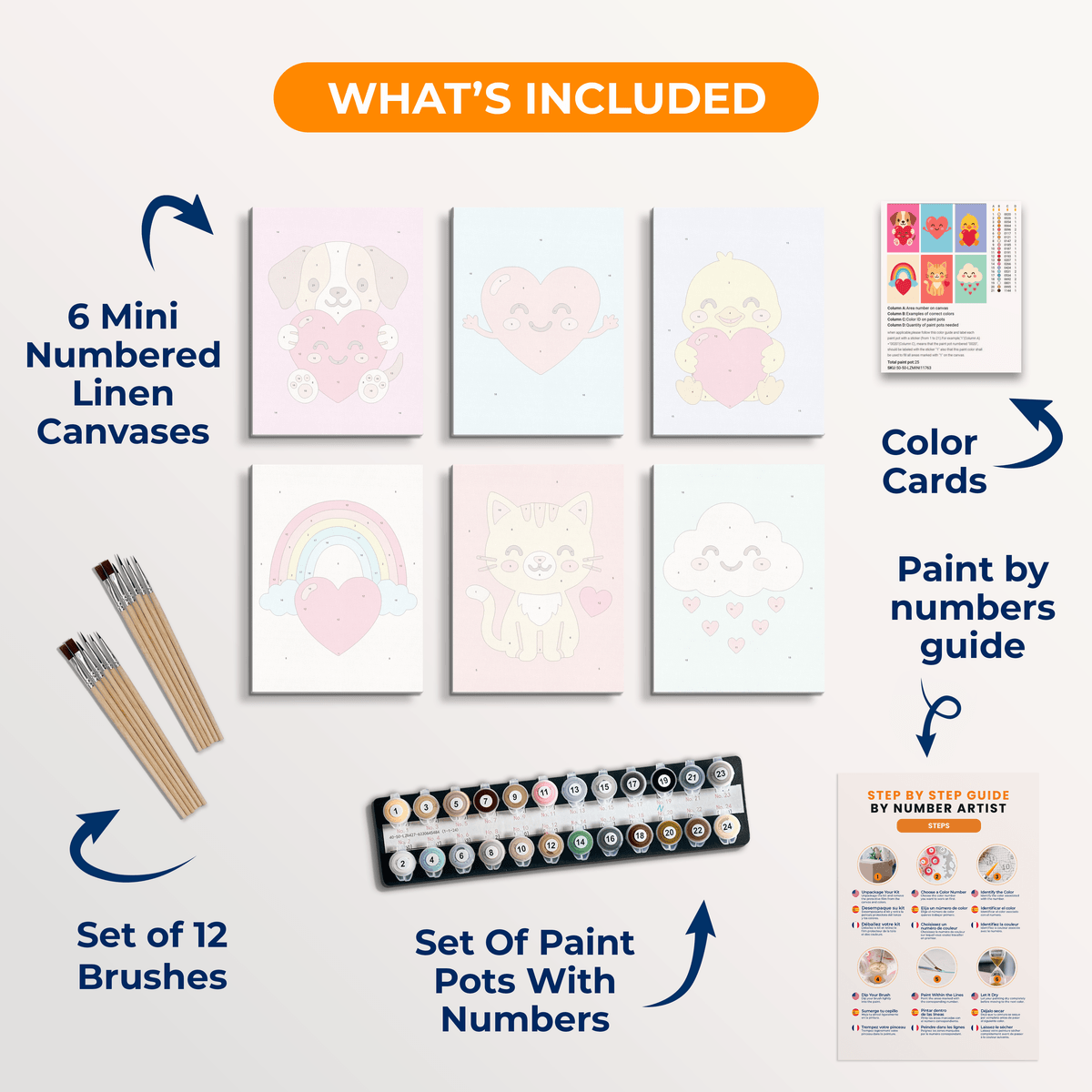 Loving Pets - Number Artist Paint by Numbers Kits