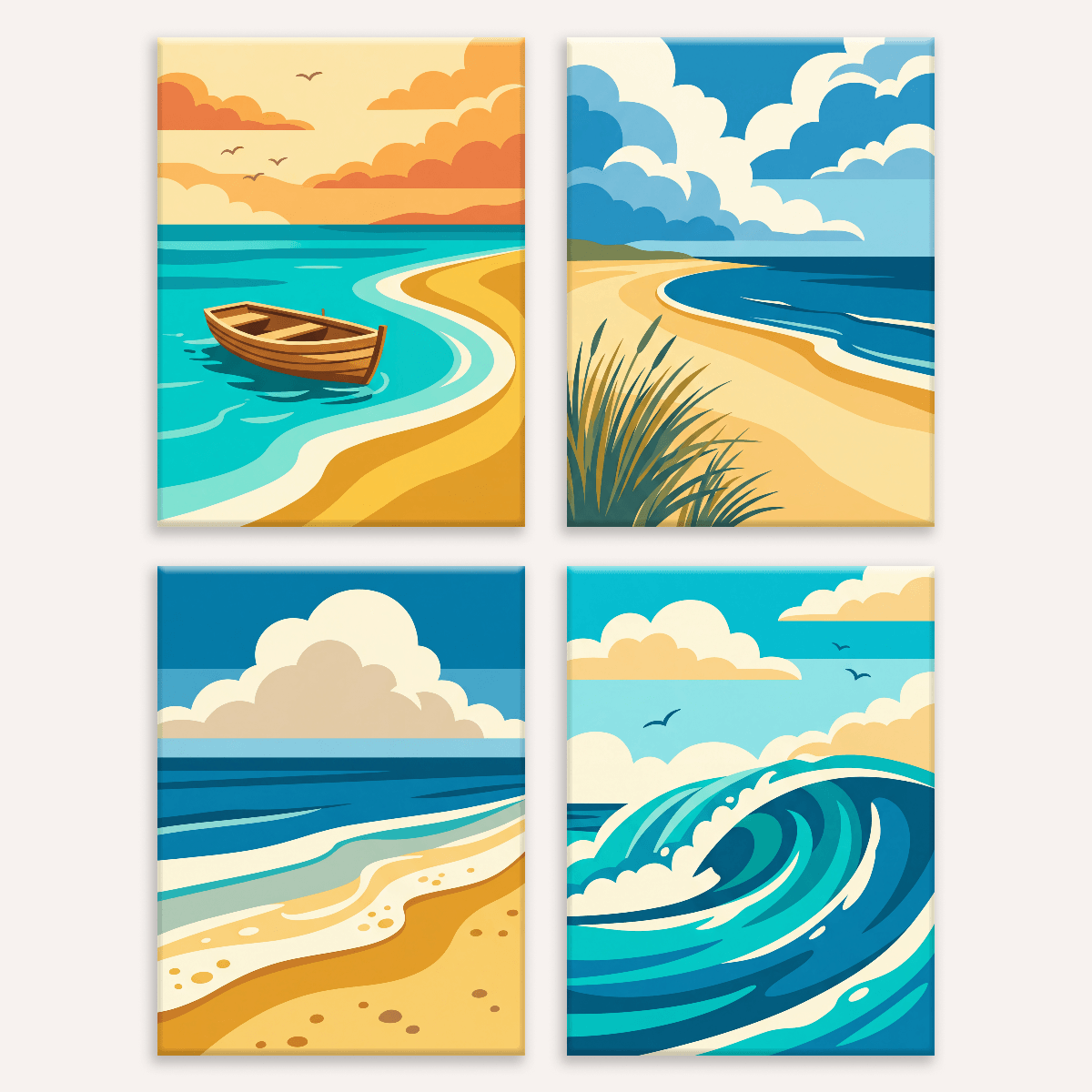 Ocean Tide - Number Artist Paint by Numbers Kits