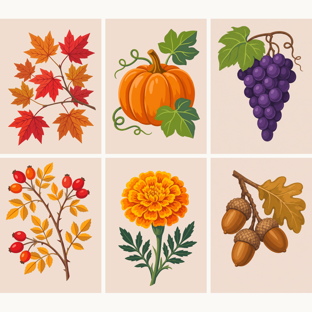 Autumn Harvest - Number Artist Paint by Numbers Kits