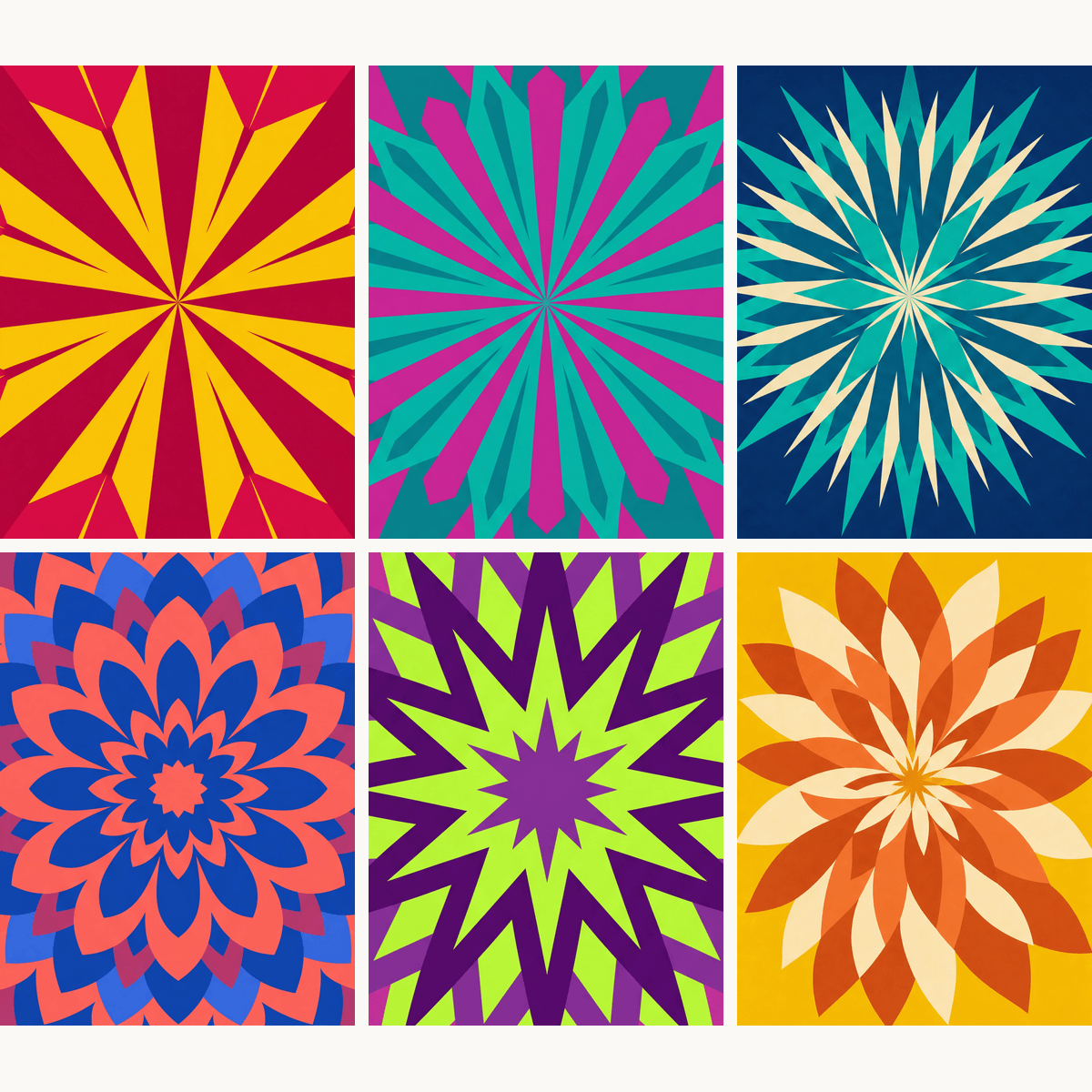 Radiant Patterns - Number Artist Paint by Numbers Kits