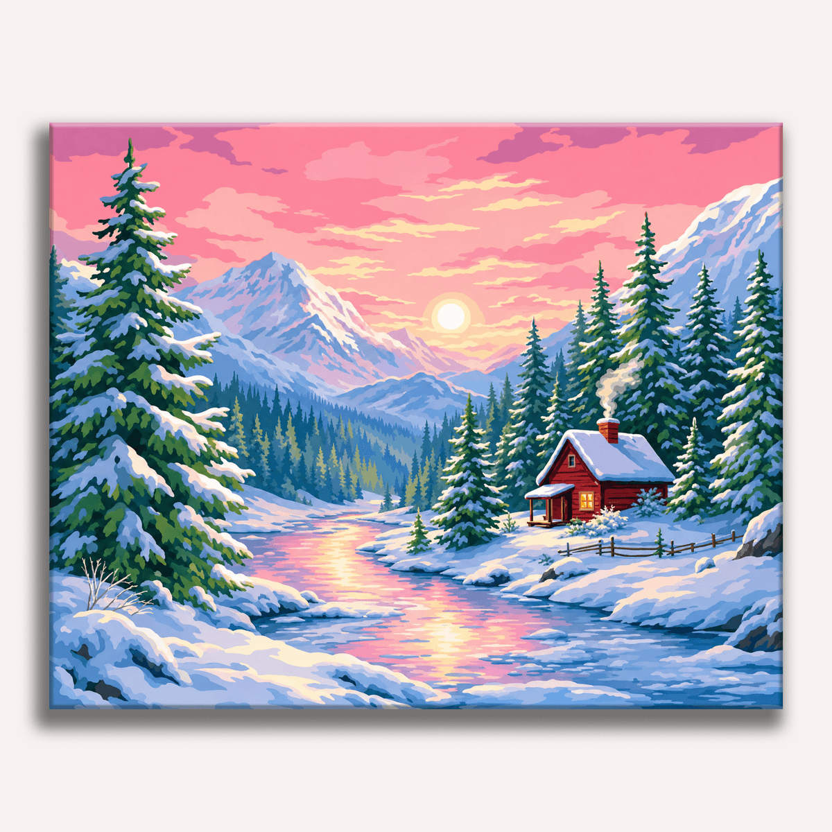 Peaceful Valley - Number Artist Paint by Numbers Kits
