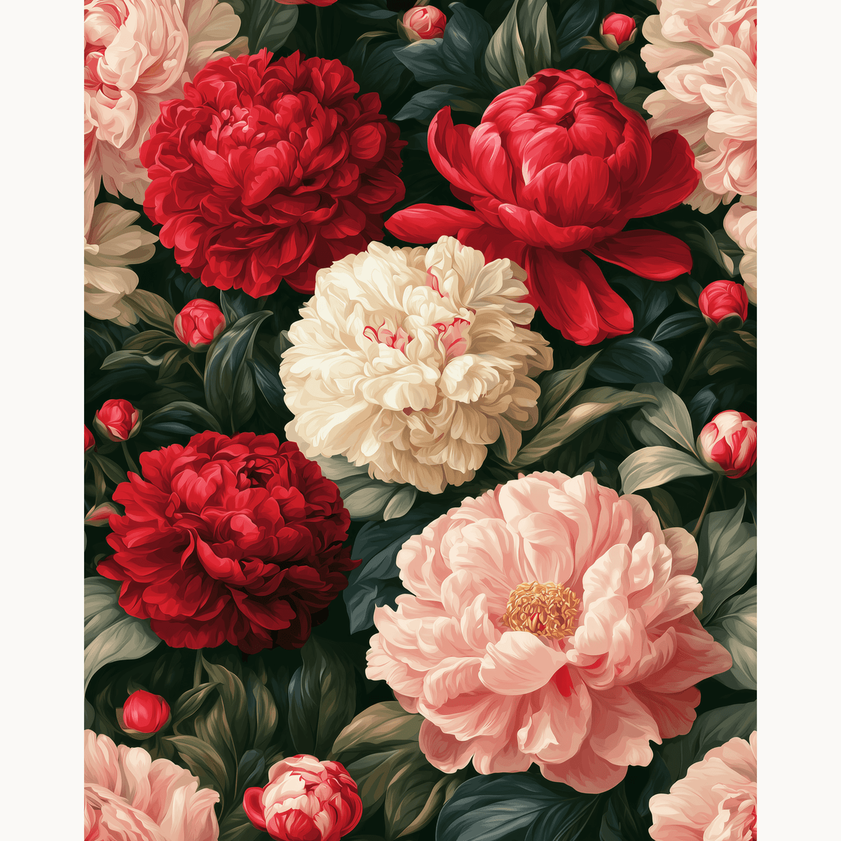 Peony Density - Number Artist Paint by Numbers Kits