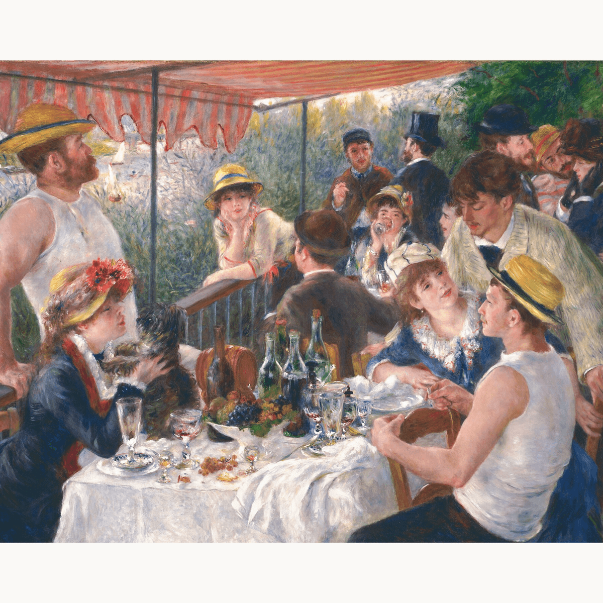 Luncheon of the Boating Party by Pierre-Auguste Renoir - Number Artist Paint by Numbers Kits