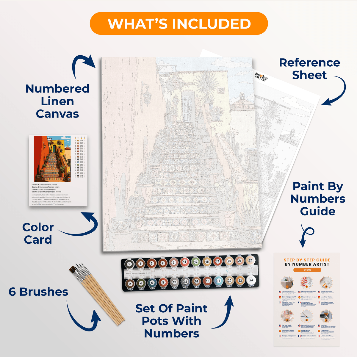 The Talavera Ascent - Number Artist Paint by Numbers Kits