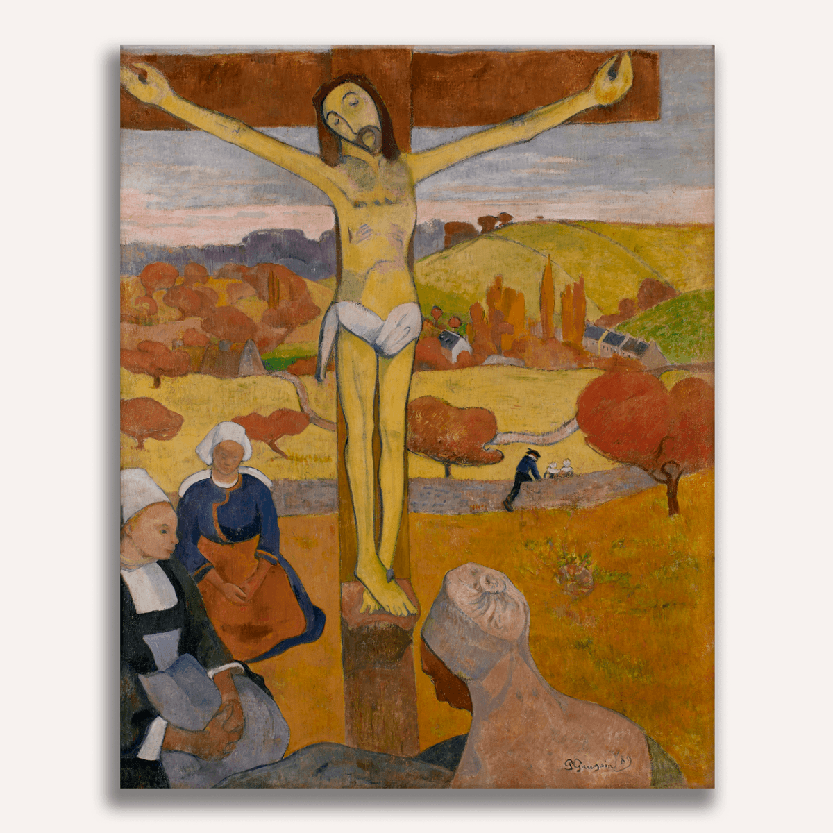 The Yellow Christ by Paul Gauguin - Number Artist Paint by Numbers Kits