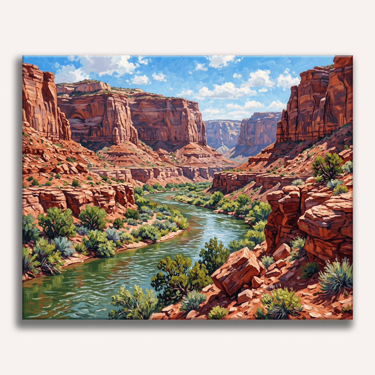 Canyon Bend - Number Artist Paint by Numbers Kits