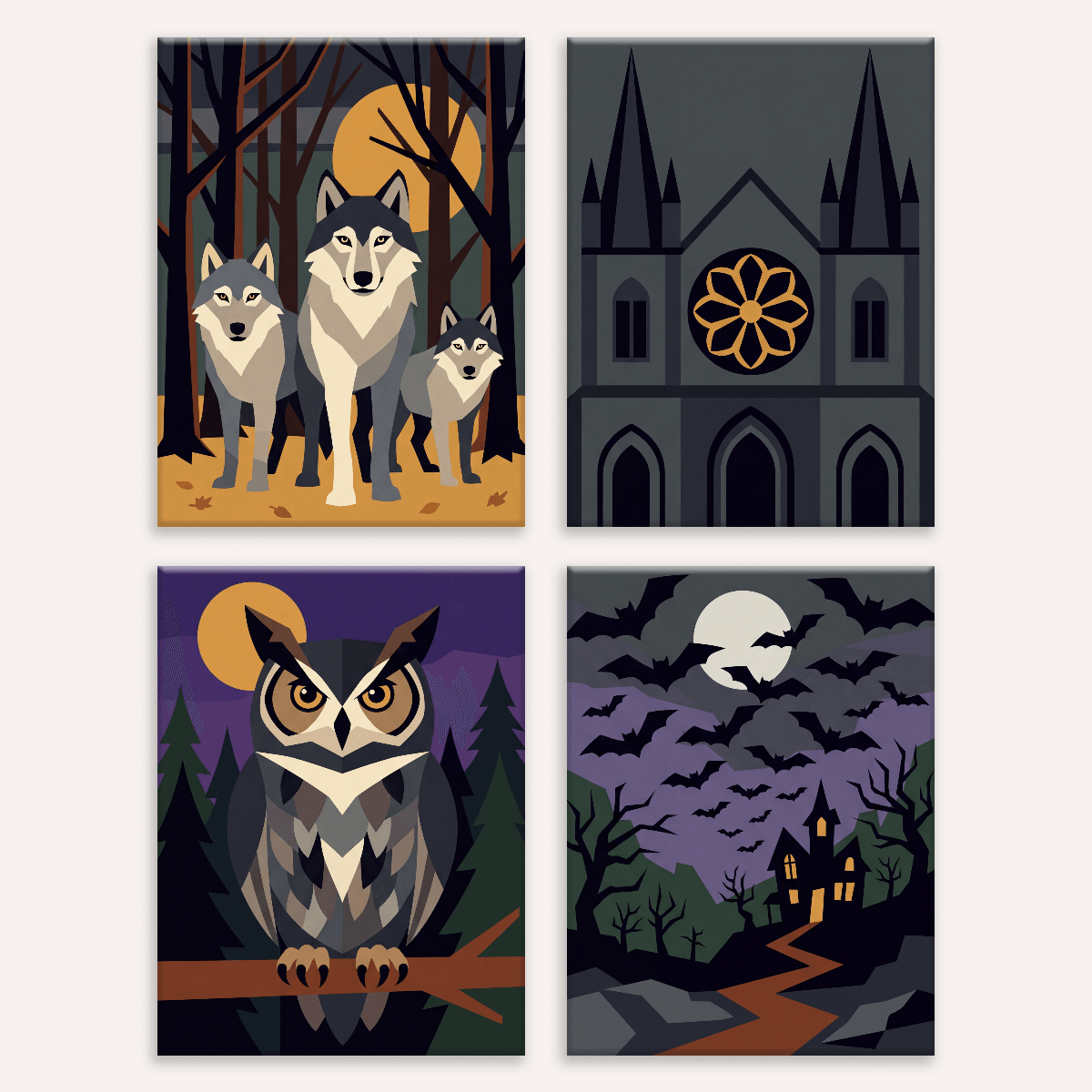 Gothic Shadows - Number Artist Paint by Numbers Kits
