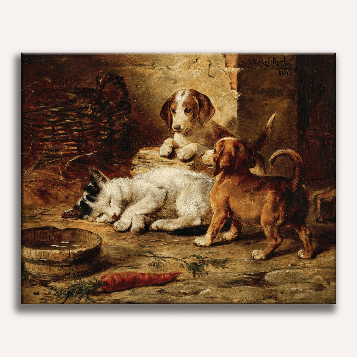 Well-Guarded Sleep by Carl Reichert - Number Artist Paint by Numbers Kits