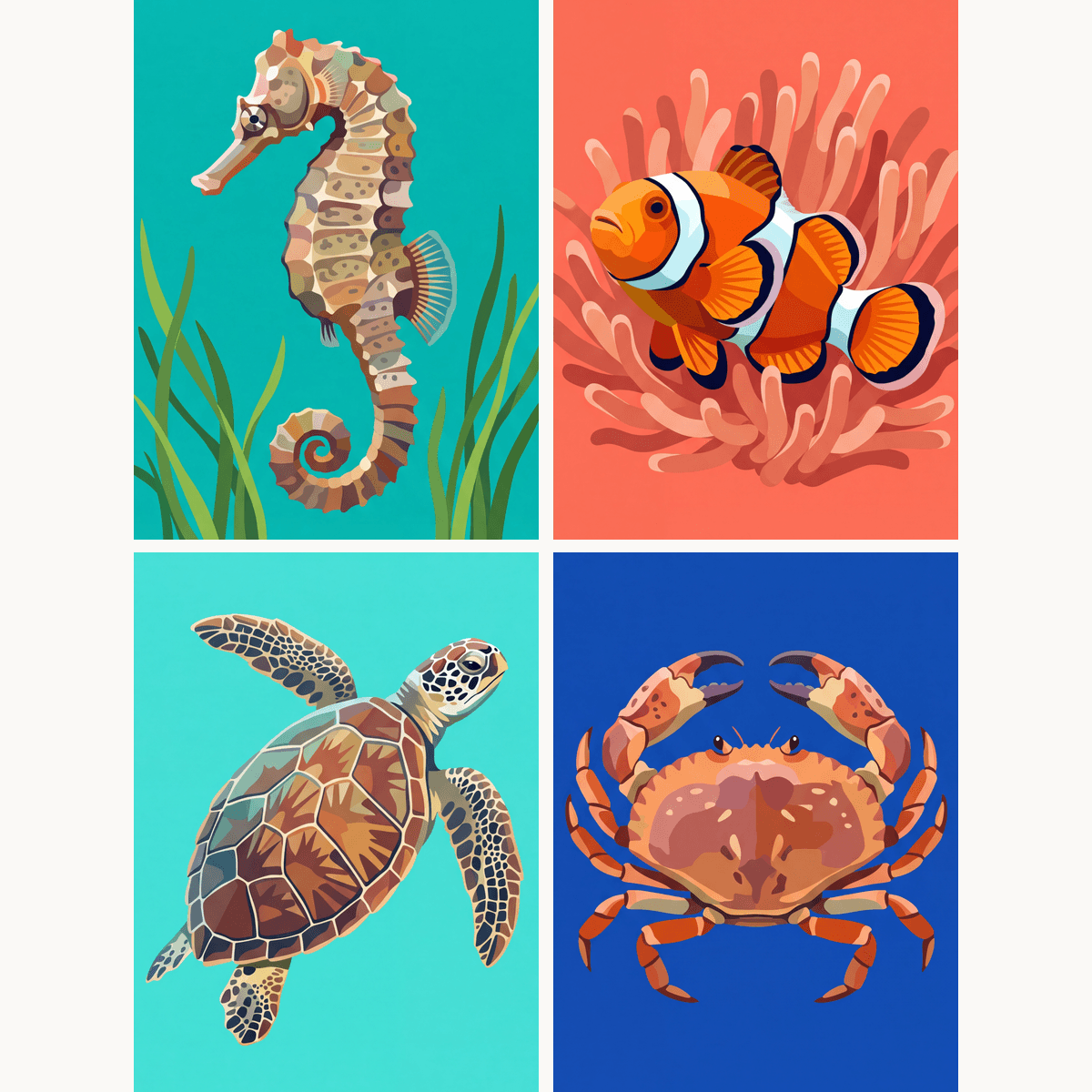 Ocean Depths - Number Artist Paint by Numbers Kits