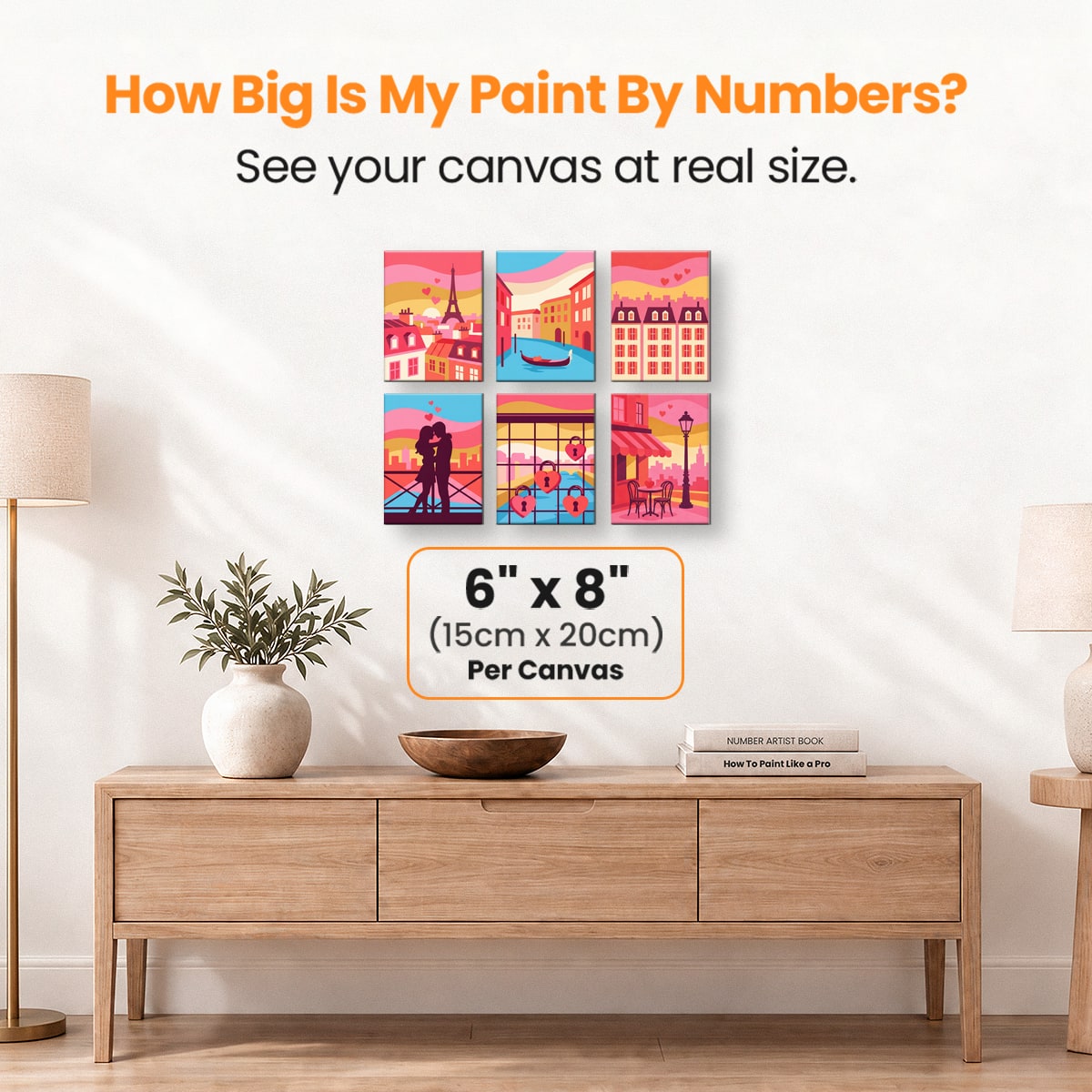 City of Love - Number Artist Paint by Numbers Kits