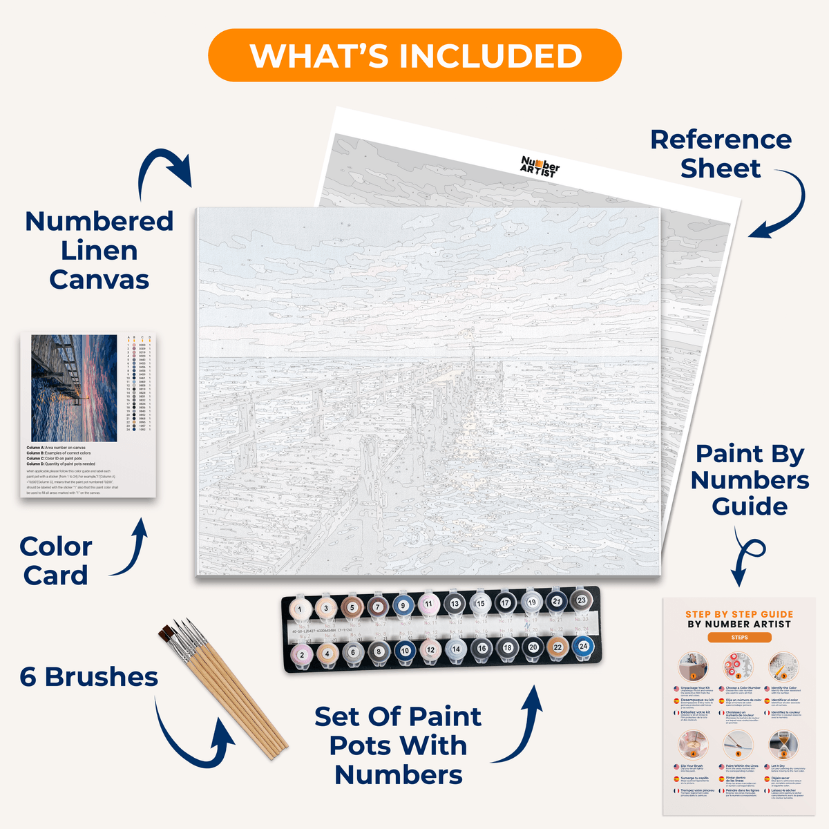 Evening Solitude - Number Artist Paint by Numbers Kits