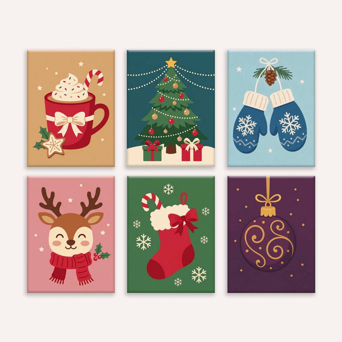 Christmas Cheer - Number Artist Paint by Numbers Kits
