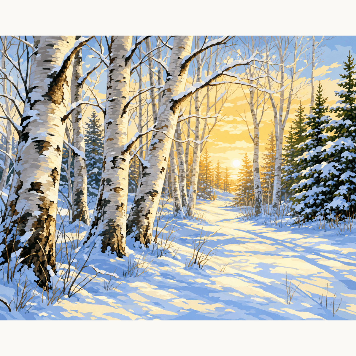 Hopeful Dawn - Number Artist Paint by Numbers Kits