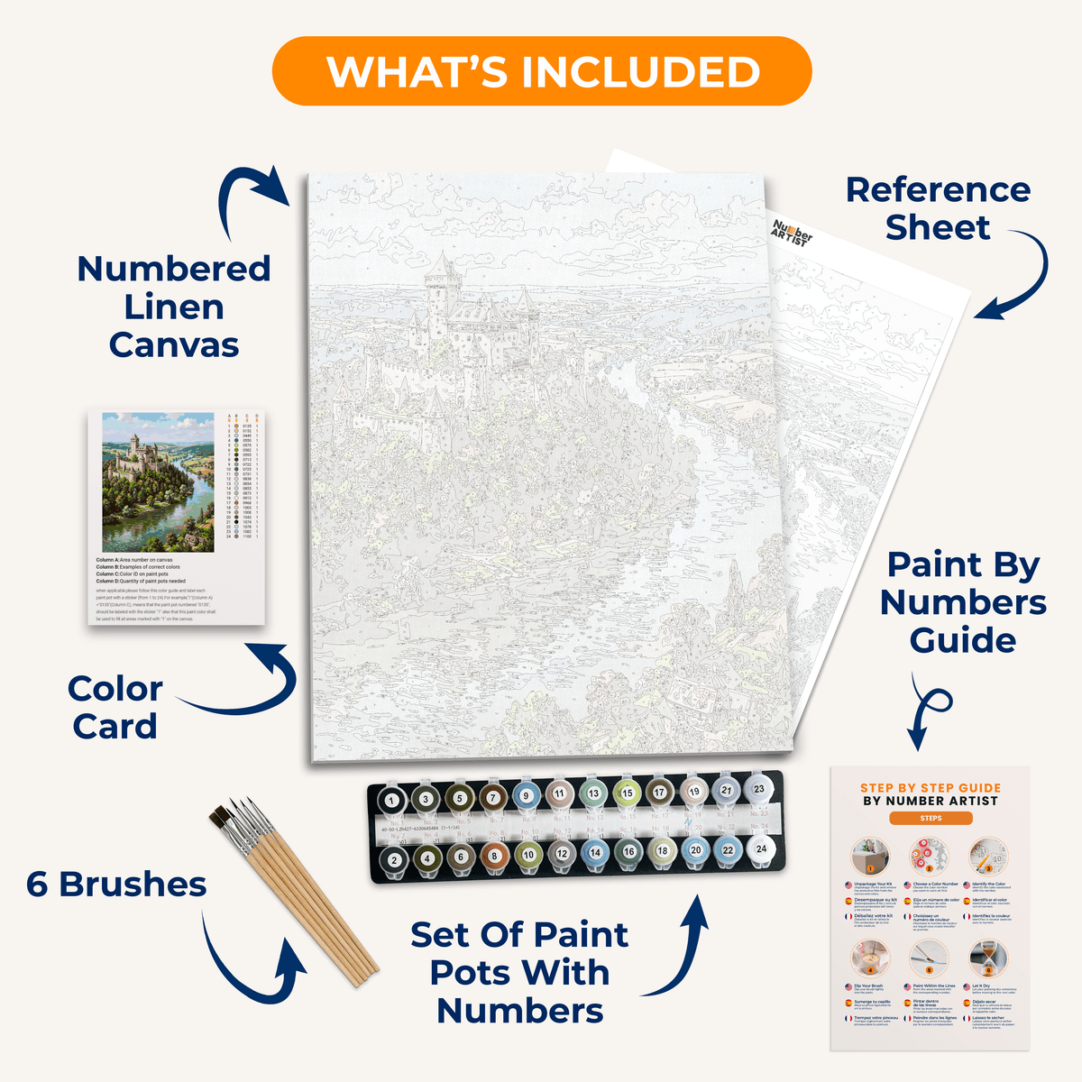 Castle Valley Dawn - Number Artist Paint by Numbers Kits