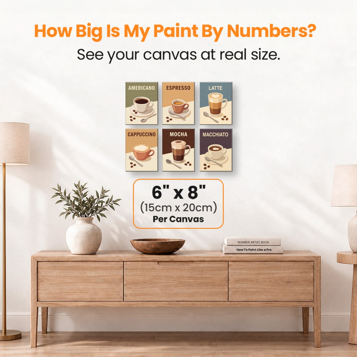 Coffee Menu - Number Artist Paint by Numbers Kits