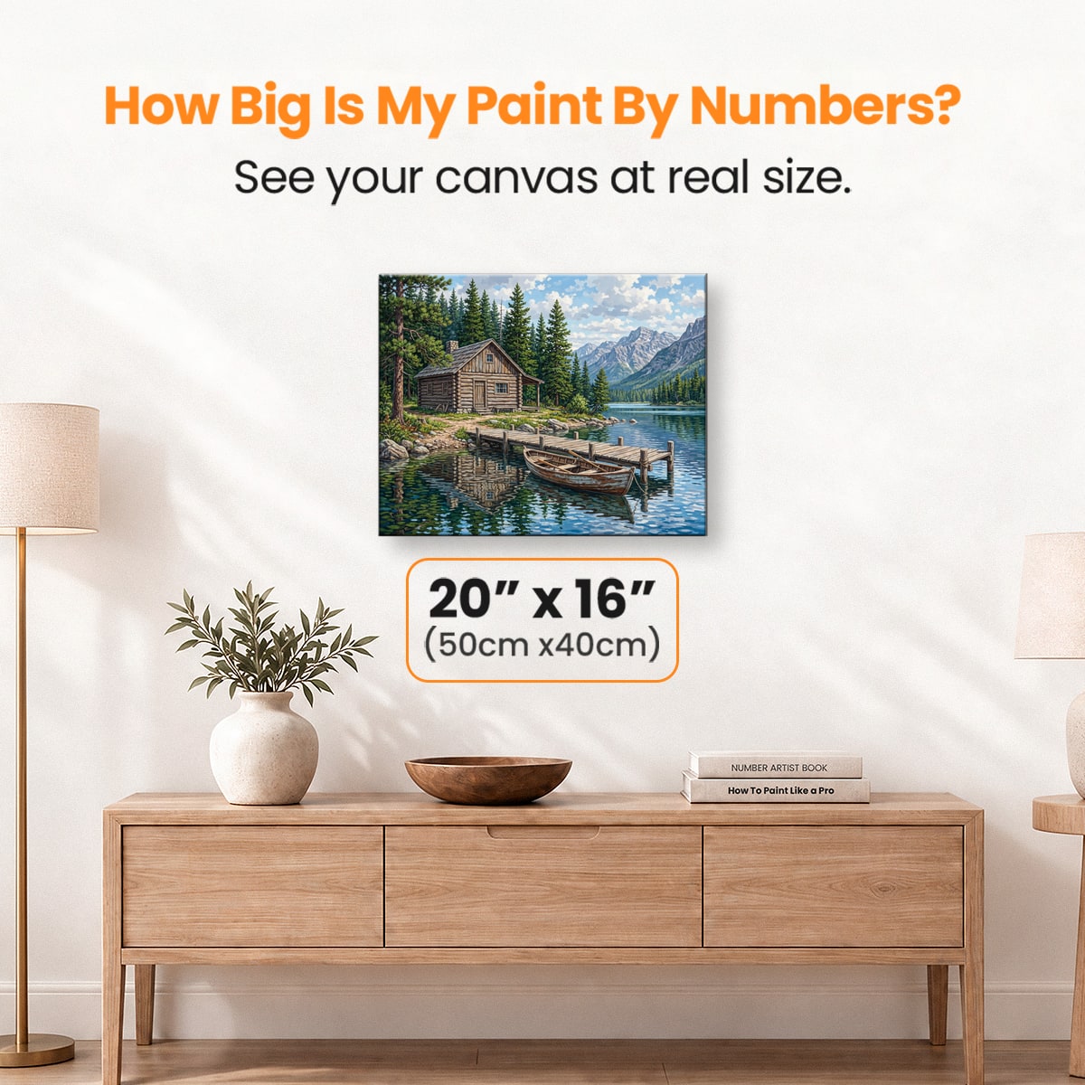 Dockside Cabin - Number Artist Paint by Numbers Kits