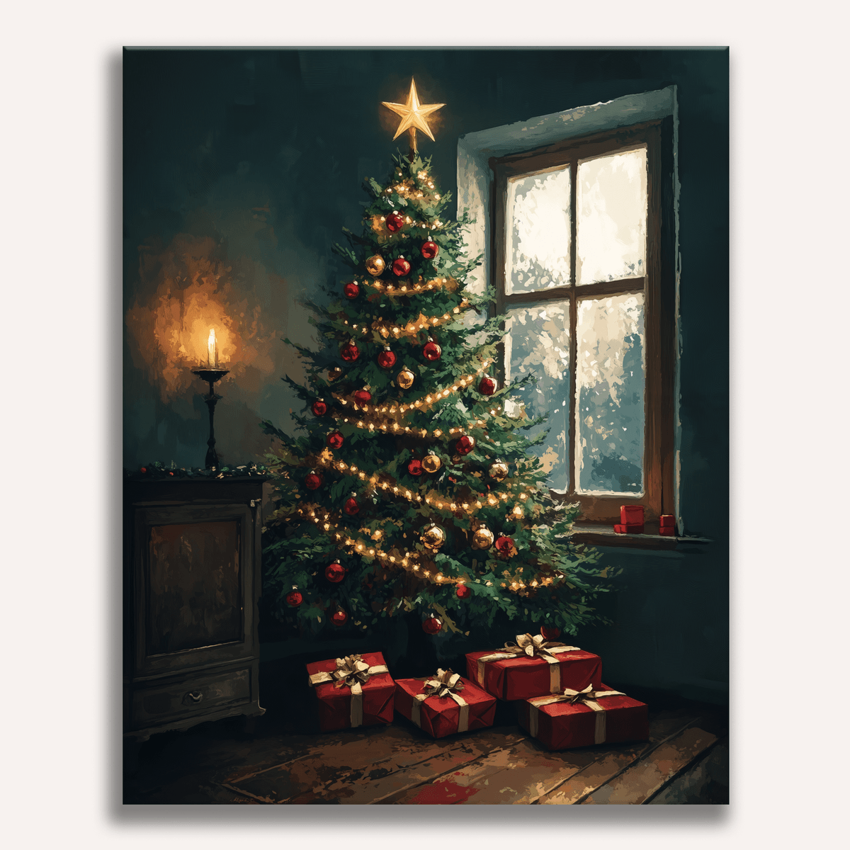 Quiet Christmas - Number Artist Paint by Numbers Kits