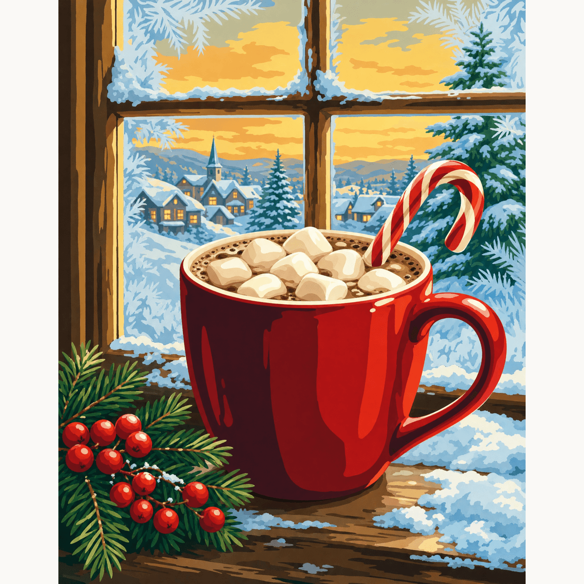 Warm Hands - Number Artist Paint by Numbers Kits