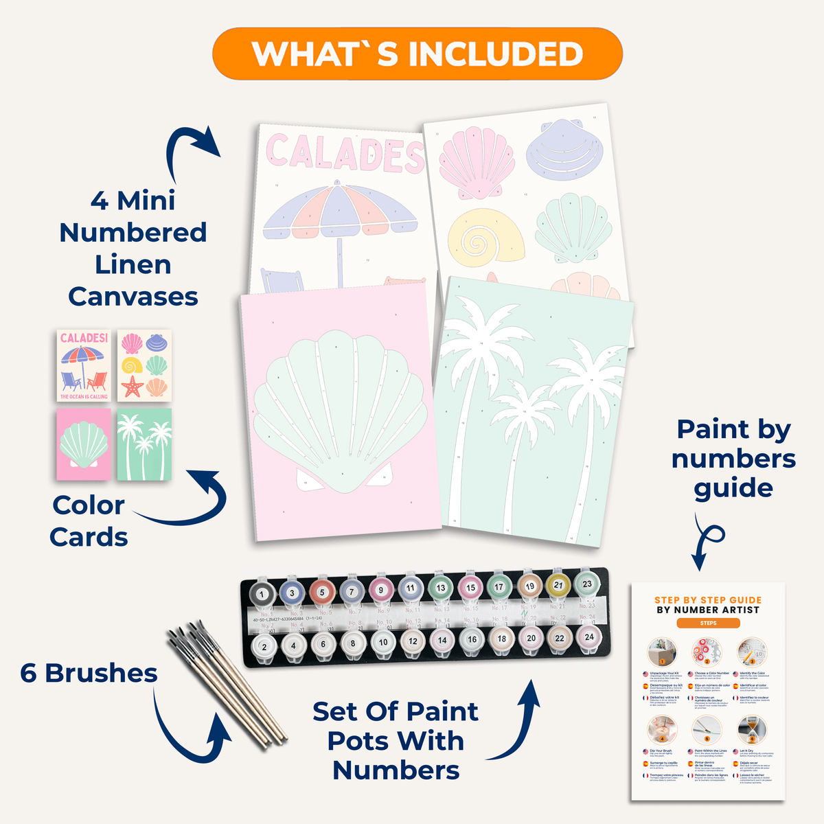 Ocean is Calling - Number Artist Paint by Numbers Kits