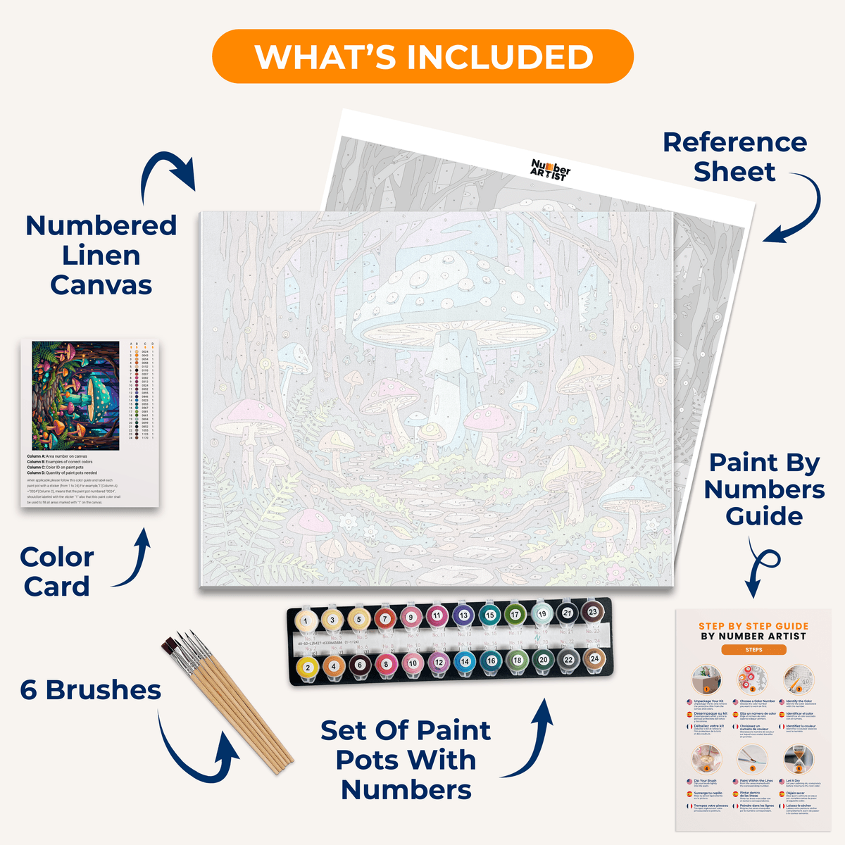 Whispering Glow - Number Artist Paint by Numbers Kits