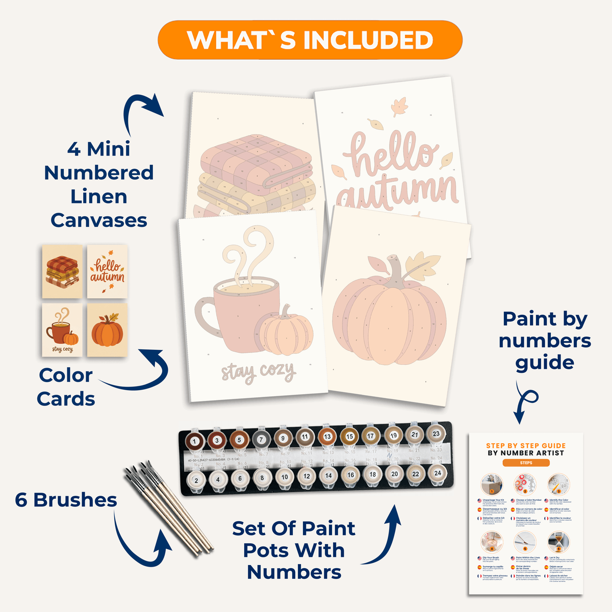 Autumn's Embrace - Number Artist Paint by Numbers Kits