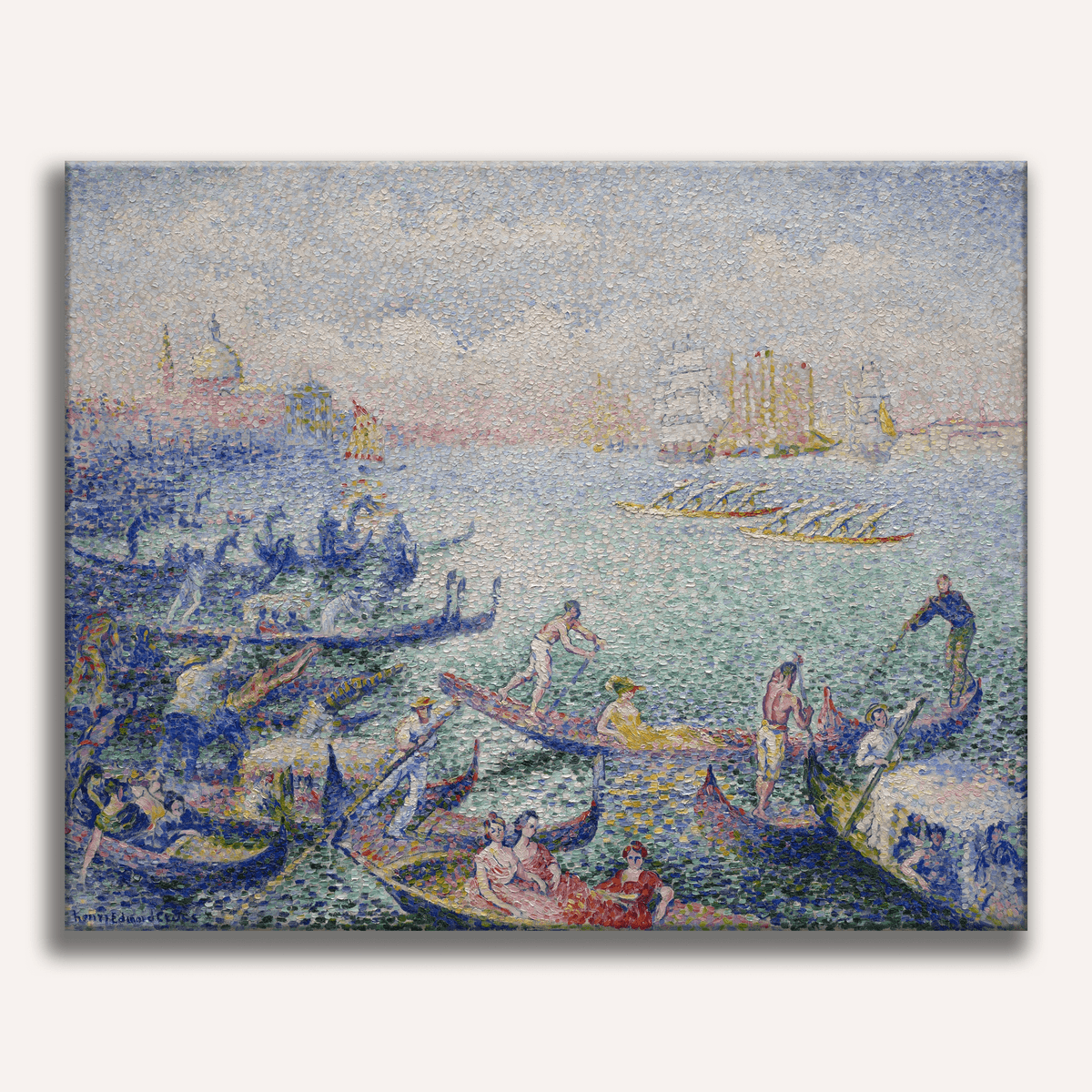 Regatta at Venice by Henri-Edmond Cross - Number Artist Paint by Numbers Kits
