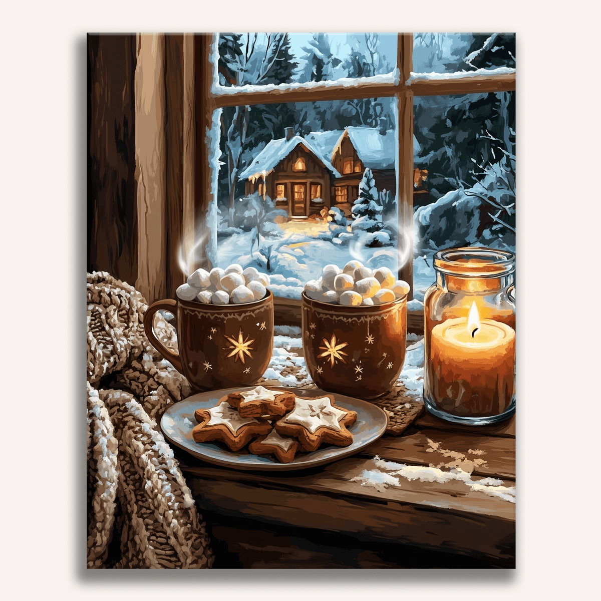 Steaming Hot Cocoa - Number Artist Paint by Numbers Kits