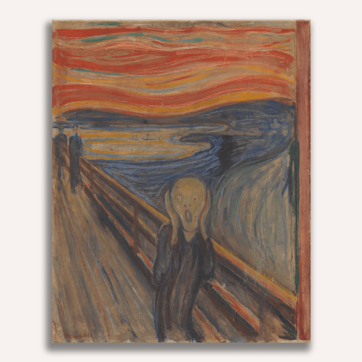 The Scream by Edvard Munch - Number Artist Paint by Numbers Kits